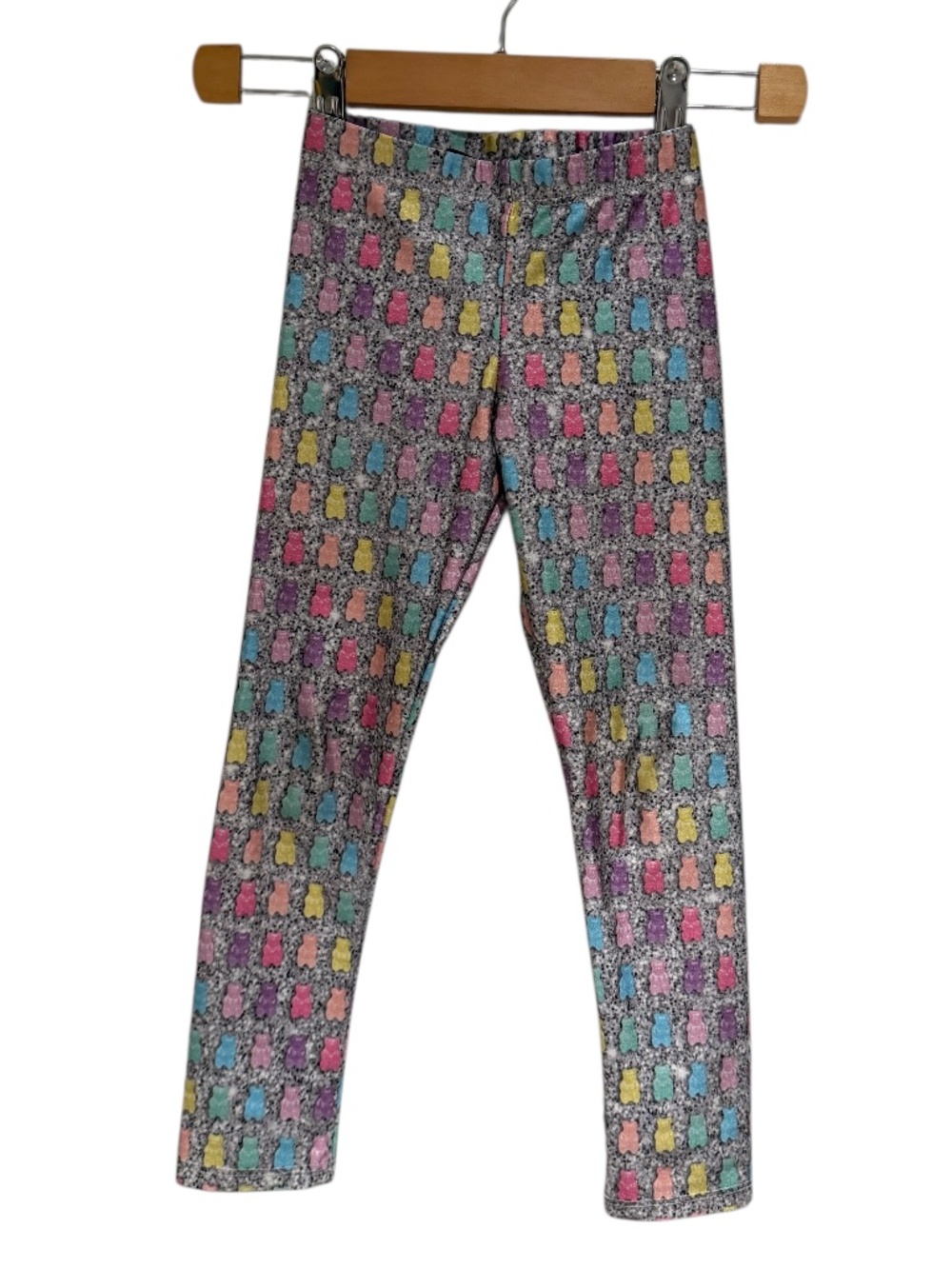 PIXIE LANE multi-colour leggings with gummy bears print - size 3